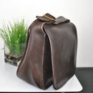 Vintage coach brown cowhide leather 7336 shoulder bag